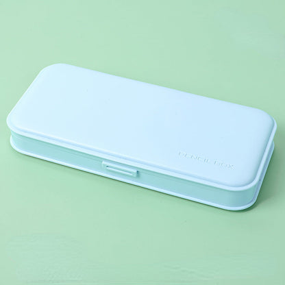 PP Macaron Pencil Box Learning Stationery Storage Matte Pencil Box