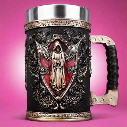 Exquisite 600ml Tankard Mug - Stainless Steel