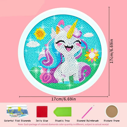 DIY Unicorn Diamond Circle Painting Set