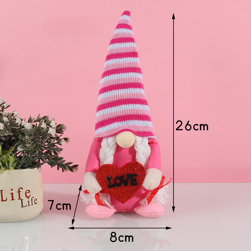 Valentine's Day Cupid Love Fabric Dolls