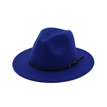 Jazz Hat Autumn And Winter British Retro Top Hat Fashion Women's Woolen Hat Wholesale Women's Hats