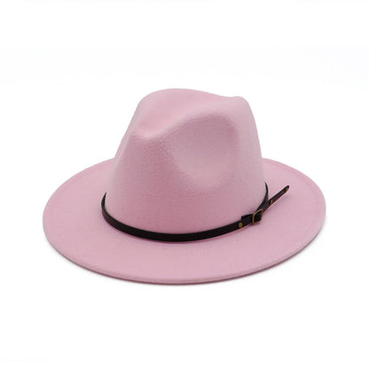Jazz Hat Autumn And Winter British Retro Top Hat Fashion Women's Woolen Hat Wholesale Women's Hats