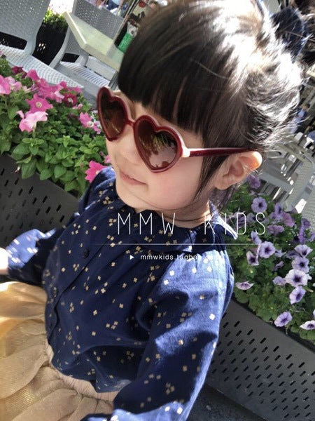 Heart Shape PC Kids Sunglasses