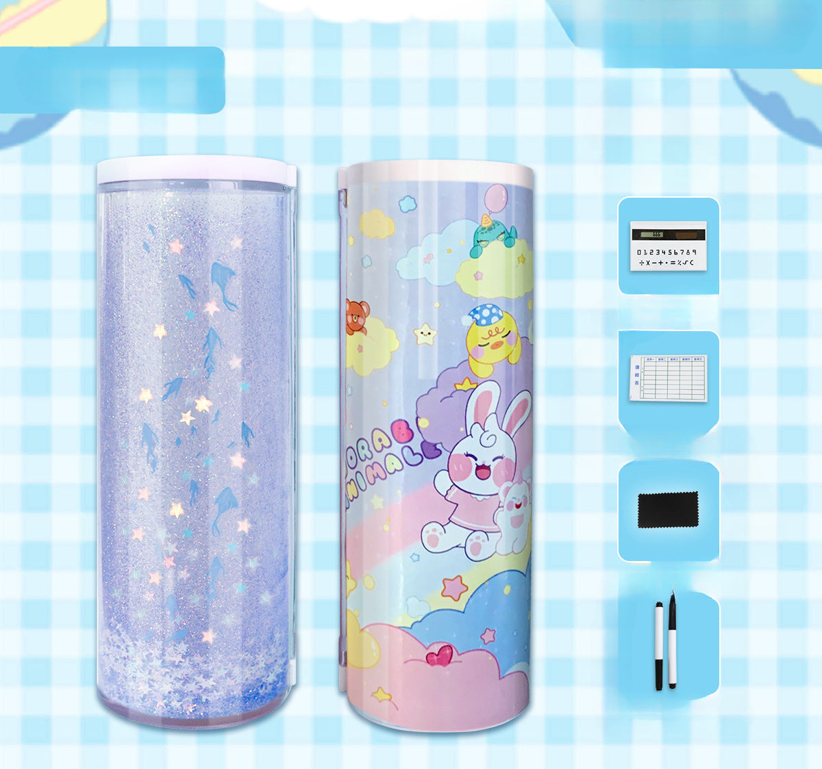 Plastic Quicksand Pencil Case