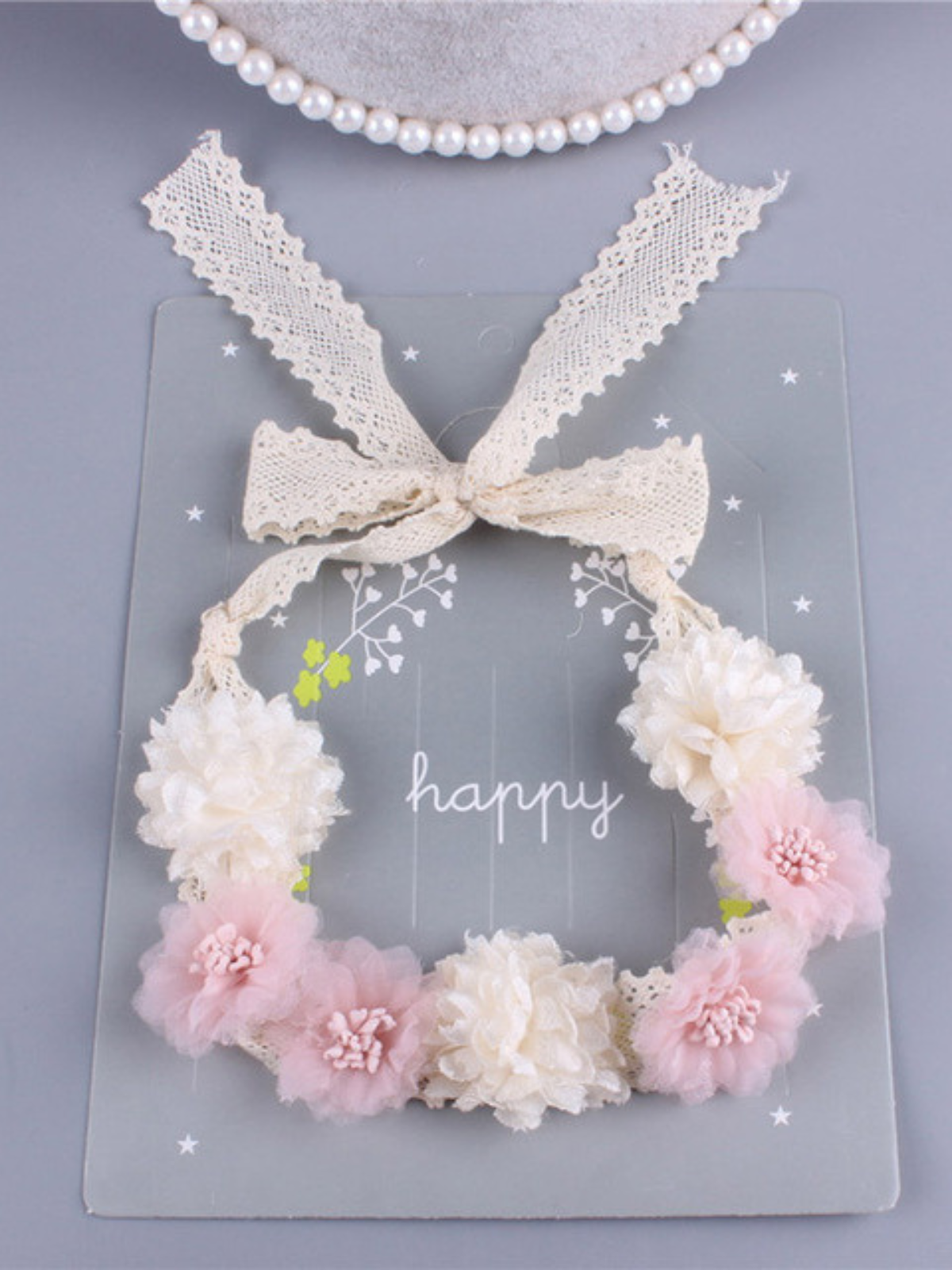 Happiest Moment Baby Flower Headband