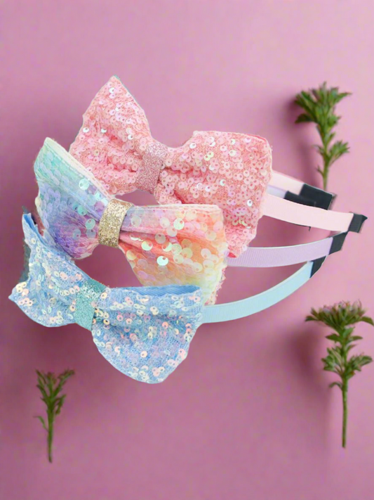 Give Me Magic Sequin Bow Headband