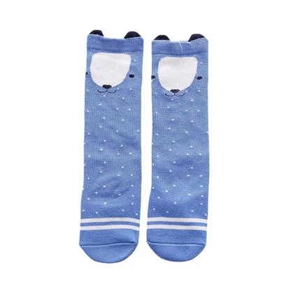 Baby Kid Girls Boys Striped Letters Animals Cartoon Socks