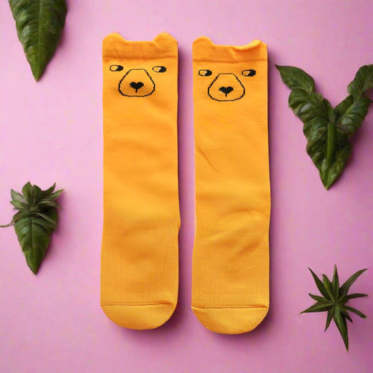 Baby Kid Girls Boys Striped Letters Animals Cartoon Socks