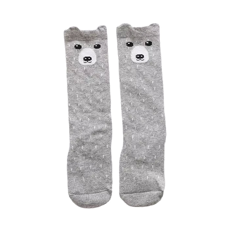 Baby Kid Girls Boys Striped Letters Animals Cartoon Socks