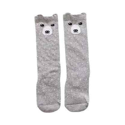 Baby Kid Girls Boys Striped Letters Animals Cartoon Socks