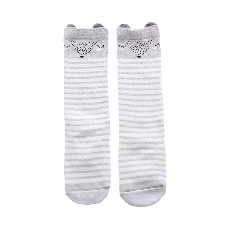 Baby Kid Girls Boys Striped Letters Animals Cartoon Socks