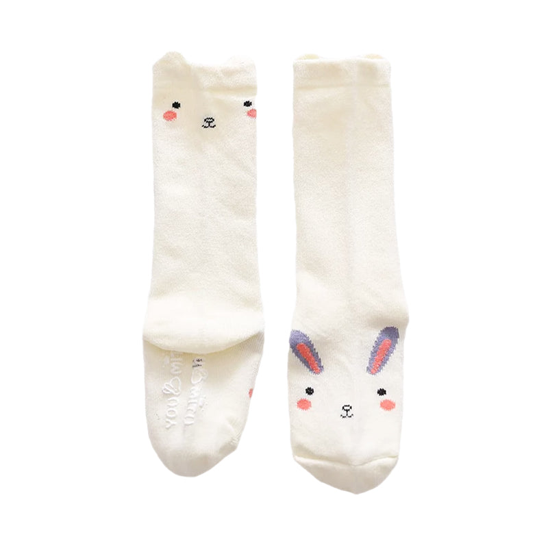 Baby Kid Girls Boys Striped Letters Animals Cartoon Socks