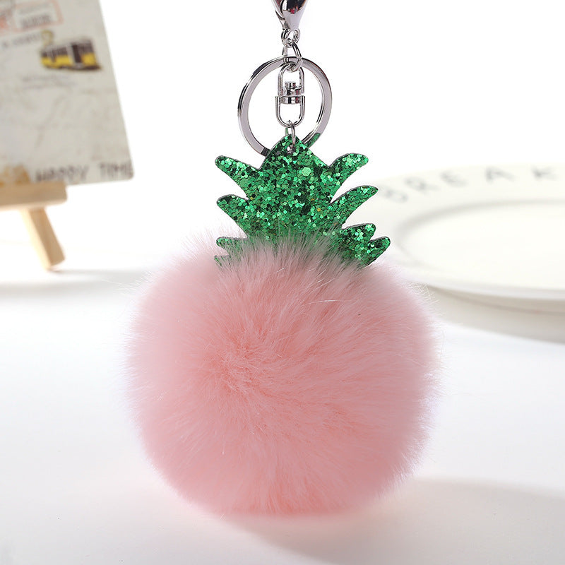 Christmas Ball Plush Keychain