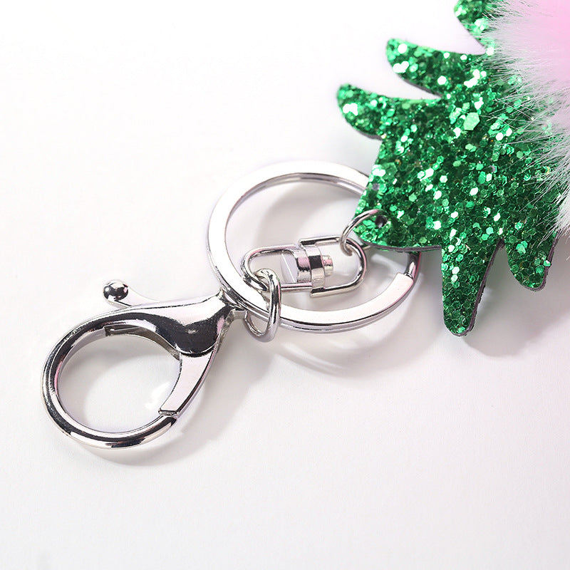 Christmas Ball Plush Keychain