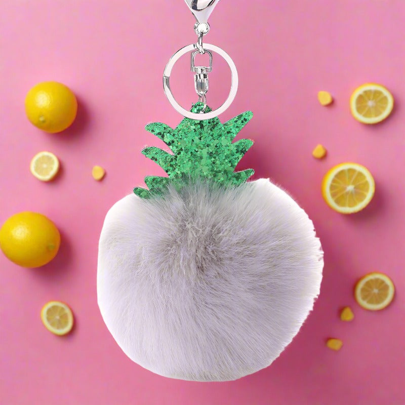 Christmas Ball Plush Keychain