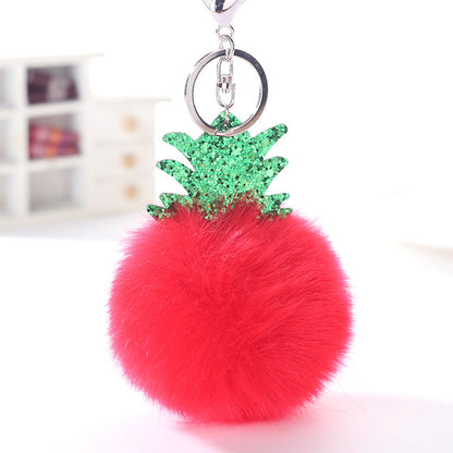 Christmas Ball Plush Keychain