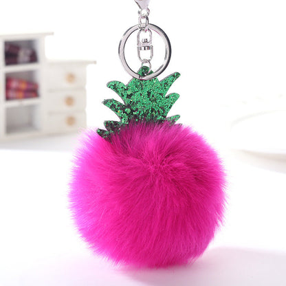 Christmas Ball Plush Keychain