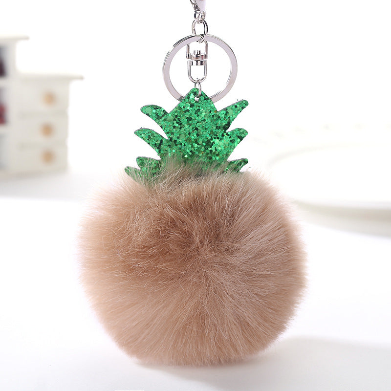 Christmas Ball Plush Keychain