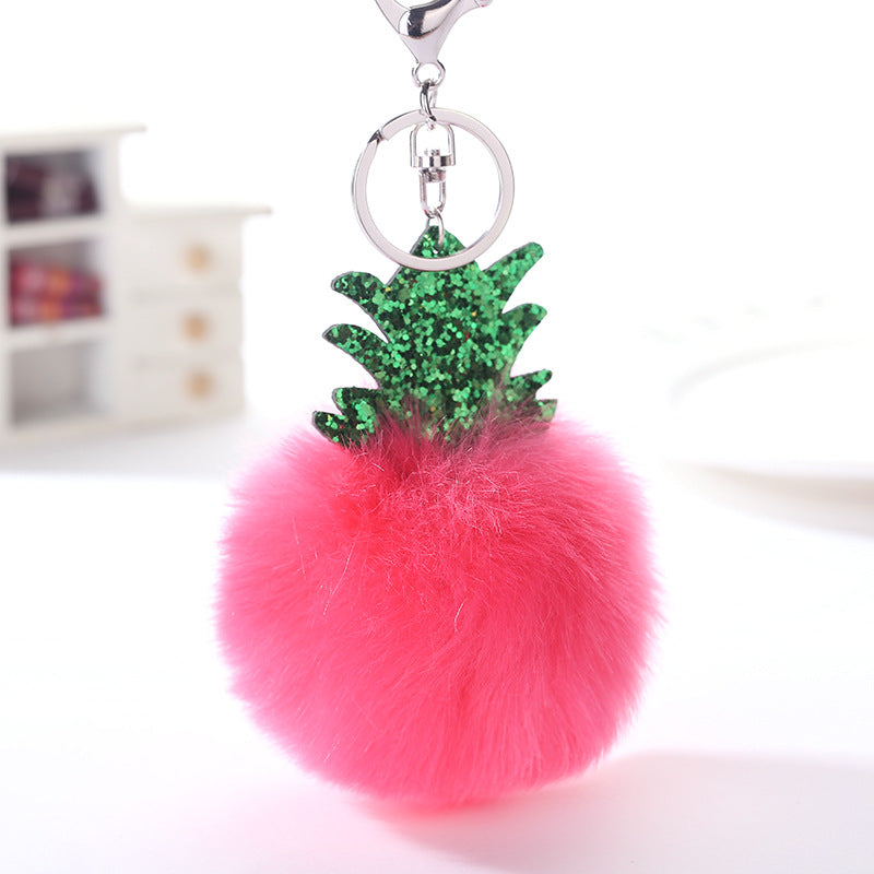 Christmas Ball Plush Keychain
