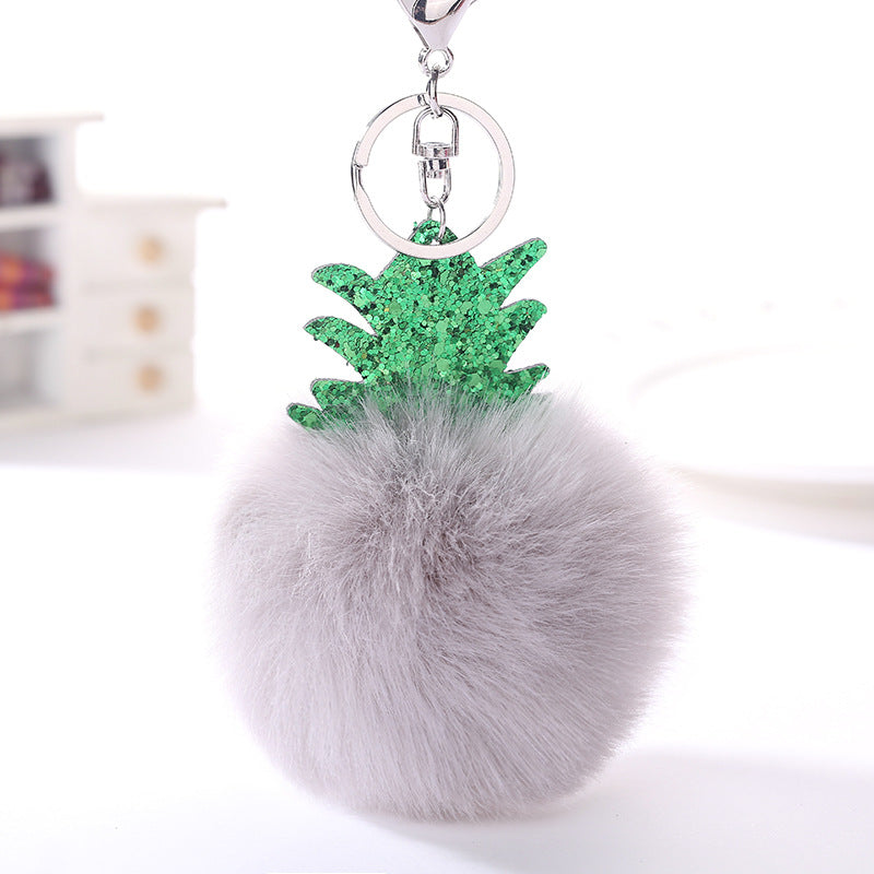 Christmas Ball Plush Keychain