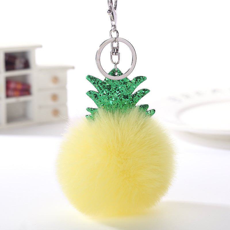 Christmas Ball Plush Keychain