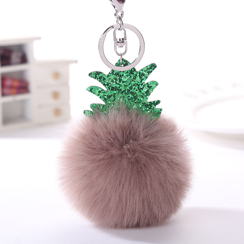 Christmas Ball Plush Keychain