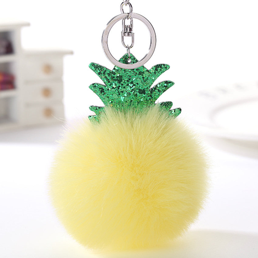 Christmas Ball Plush Keychain