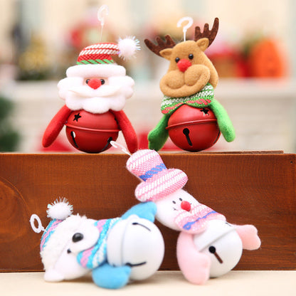 Polyester Christmas Tree Doll Bell Pendant