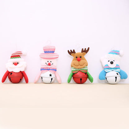 Polyester Christmas Tree Doll Bell Pendant