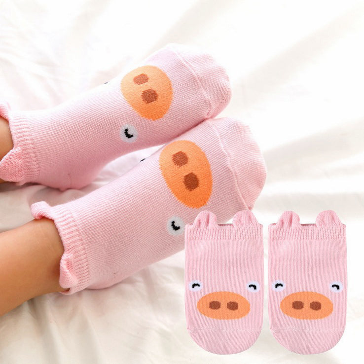 Baby Kid Unisex Letters Animals Cartoon Accessories Socks