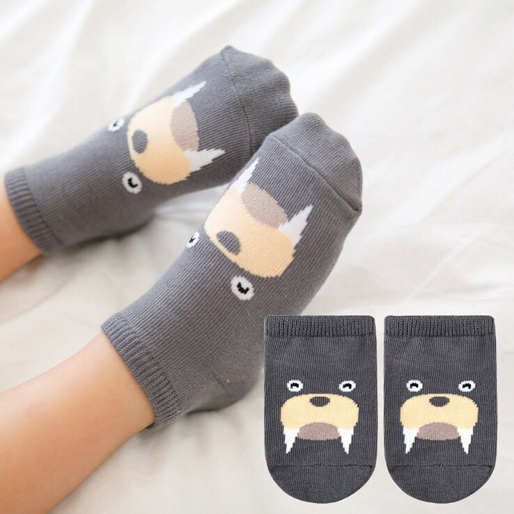 Baby Kid Unisex Letters Animals Cartoon Accessories Socks