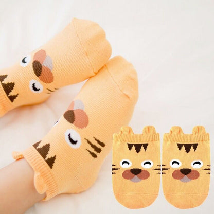 Baby Kid Unisex Letters Animals Cartoon Accessories Socks
