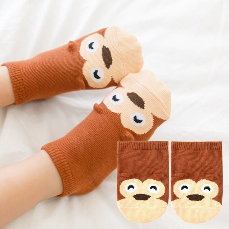 Baby Kid Unisex Letters Animals Cartoon Accessories Socks