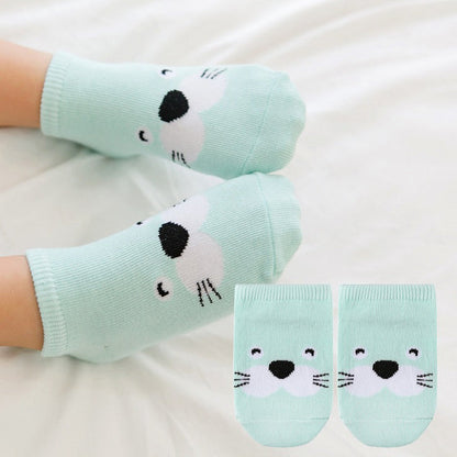 Baby Kid Unisex Letters Animals Cartoon Accessories Socks
