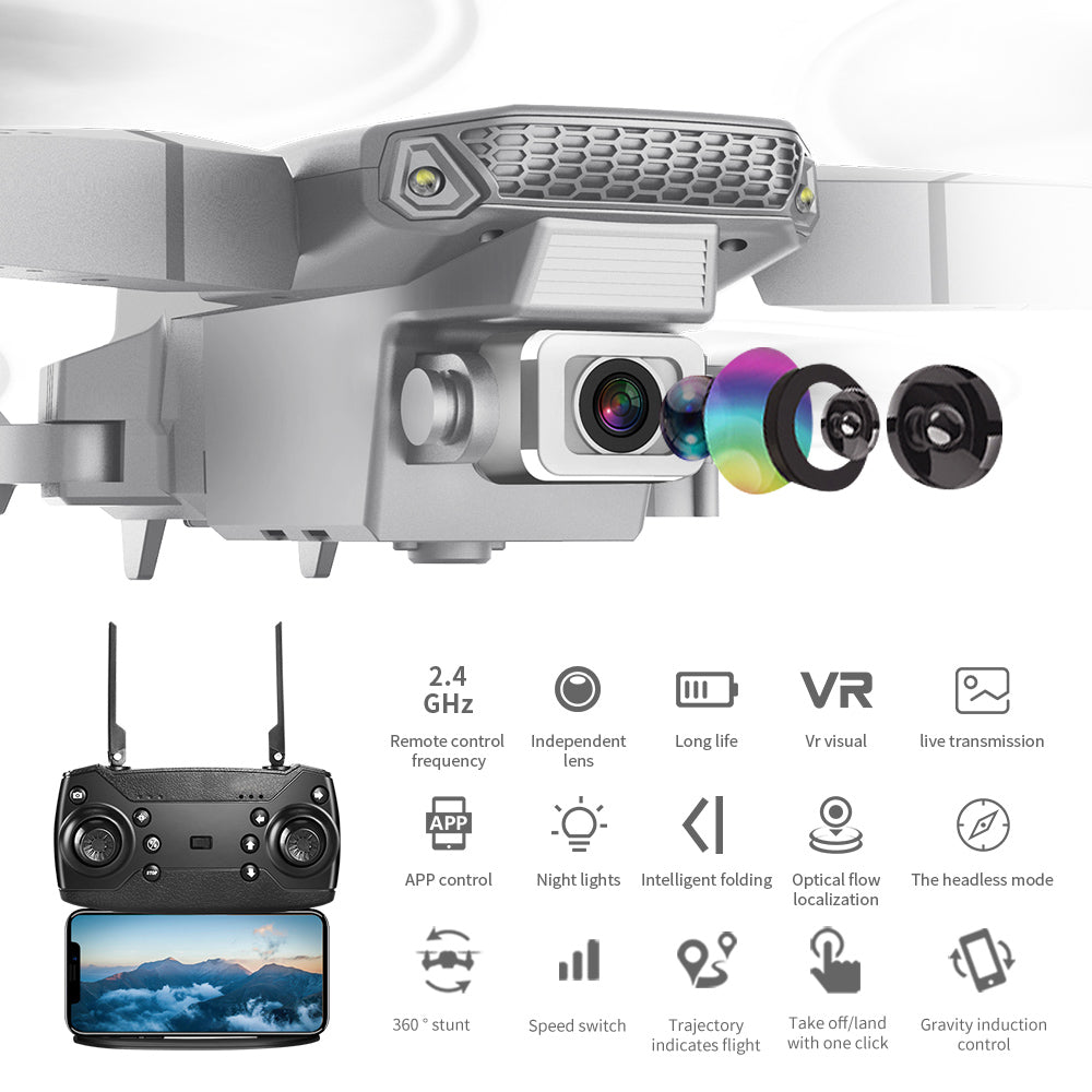 Foldable Quadcopter Drone with Remote Control for Aerial Photography