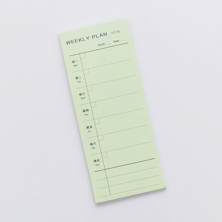 Paper Daily Weekly Monthly List Sticky Notes