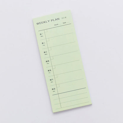 Paper Daily Weekly Monthly List Sticky Notes