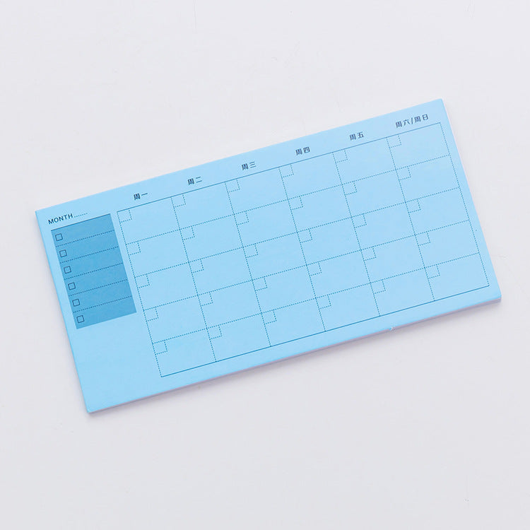 Paper Daily Weekly Monthly List Sticky Notes
