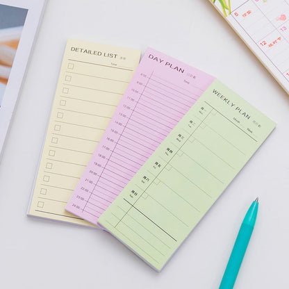 Paper Daily Weekly Monthly List Sticky Notes