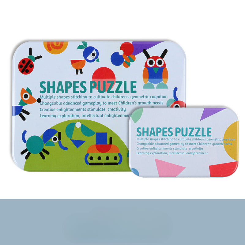 Enlightenment Building Blocks Puzzle Wooden Jigsaw Puzzle