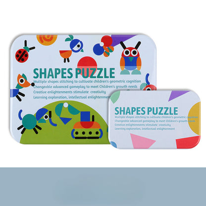 Enlightenment Building Blocks Puzzle Wooden Jigsaw Puzzle