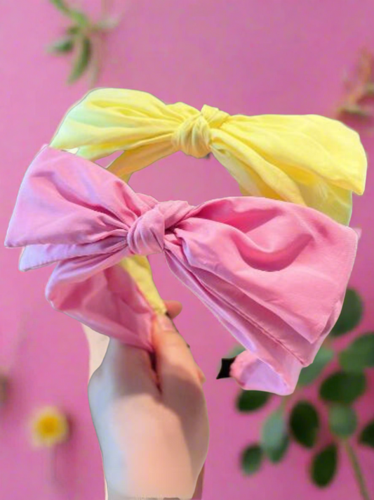 Color My Day Statement Bow Headband