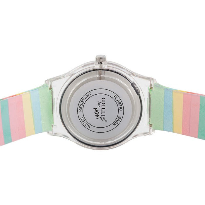 Girl's Waterproof Watch with Multicolored Strap