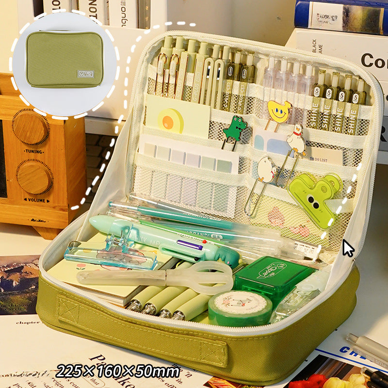 New Capacity Polyester Fiber Pencil Case