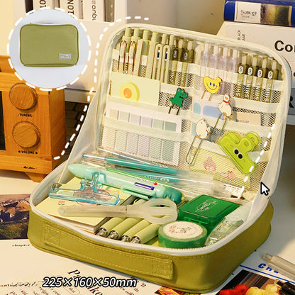 New Capacity Polyester Fiber Pencil Case
