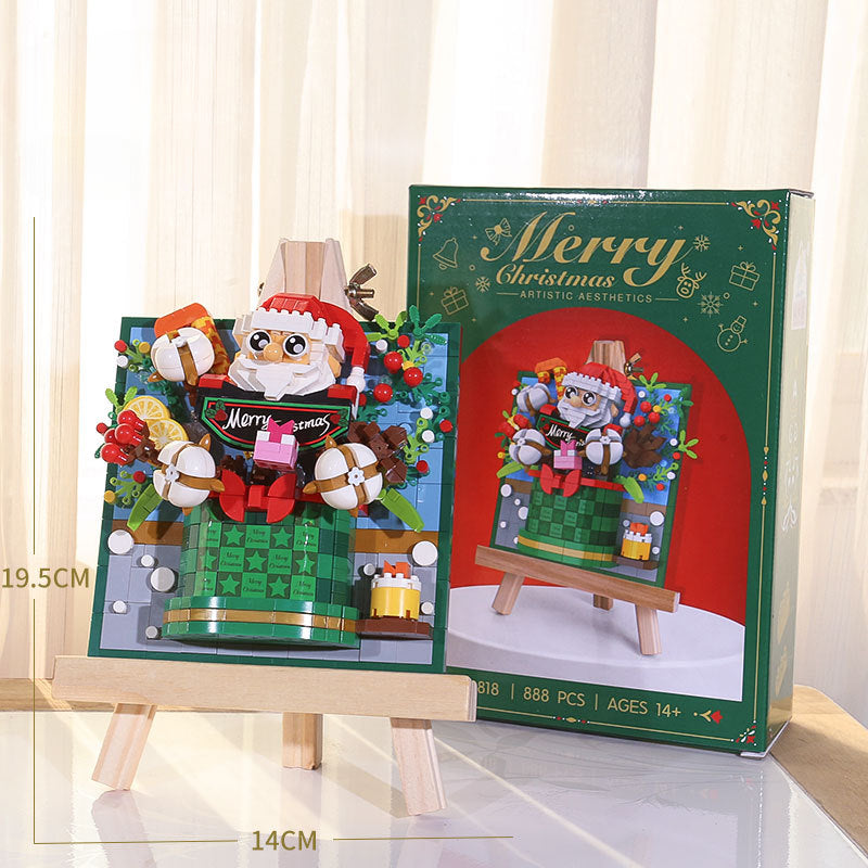 Christmas 3D Prints, Roses, Sunflowers, Building Blocks, Flower