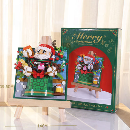 Christmas 3D Prints, Roses, Sunflowers, Building Blocks, Flower