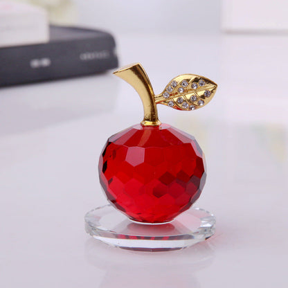 K9 Crystal Apple Christmas Eve Christmas Colorful Ornaments