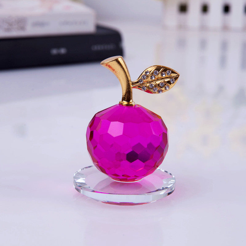 K9 Crystal Apple Christmas Eve Christmas Colorful Ornaments