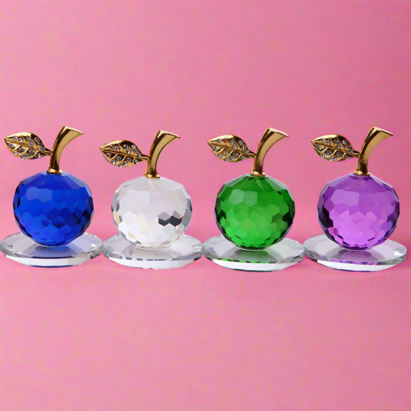 K9 Crystal Apple Christmas Eve Christmas Colorful Ornaments